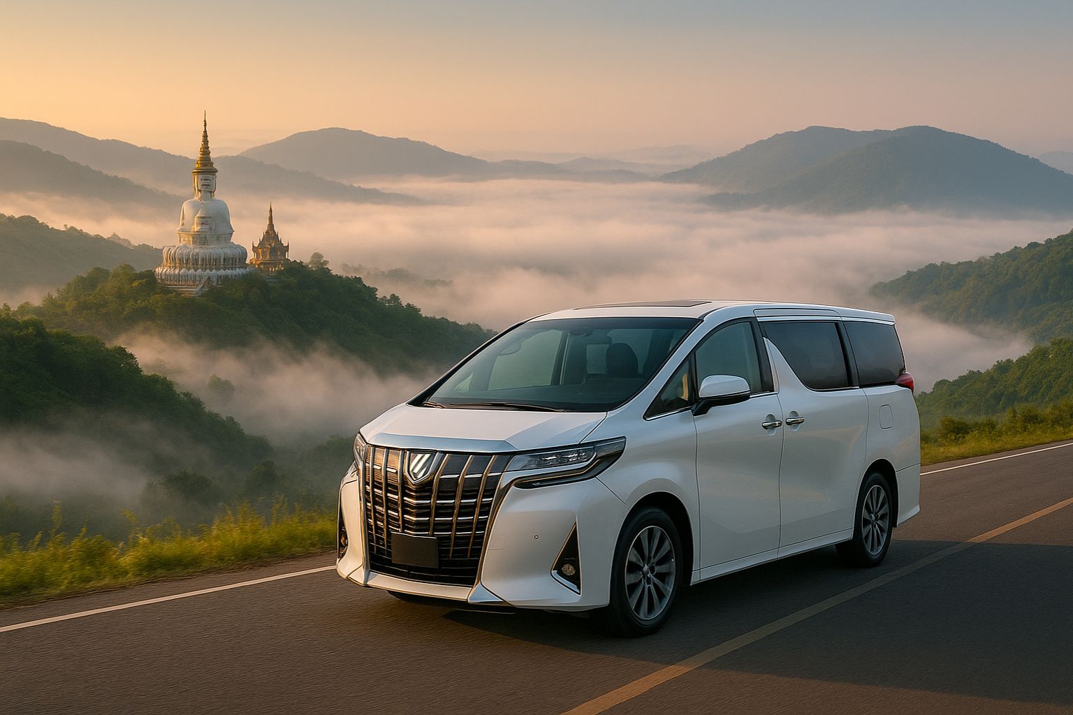 พาลูกเที่ยวเขาค้อ ด้วย Alphard พร้อมคนขับ