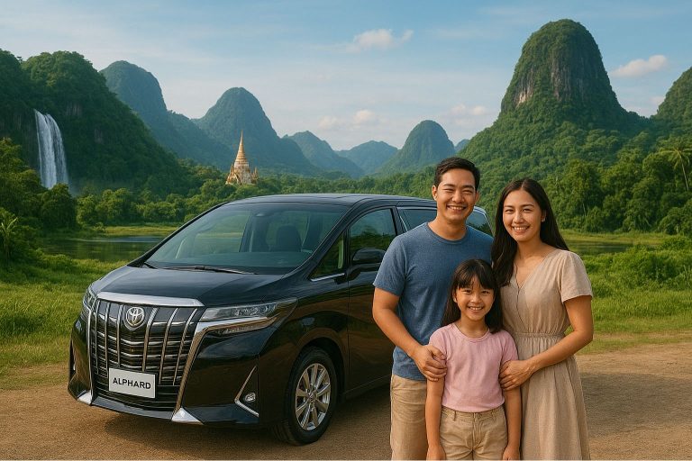 ทริปครอบครัวหรู ด้วย Alphard พร้อมคนขับ